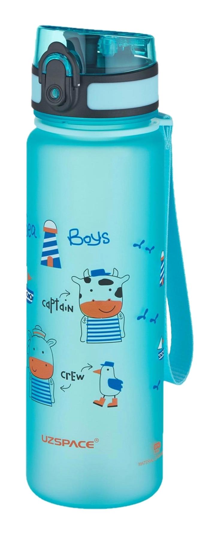 Uzspace Turkuaz Okul Motivasyonlu Çocuk Matara 500 ml