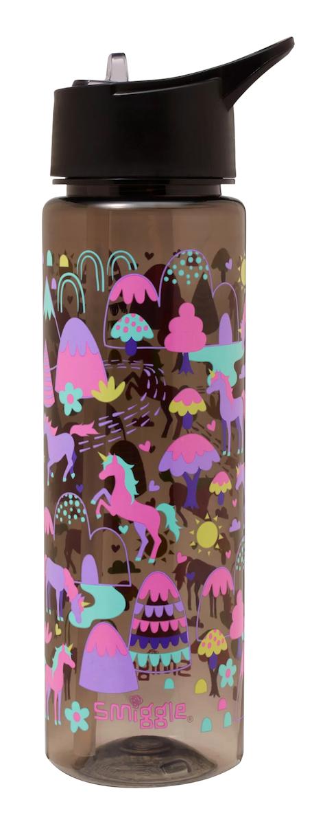 Smiggle Pipetli Siyah Okul Çocuk Suluk 750 ml