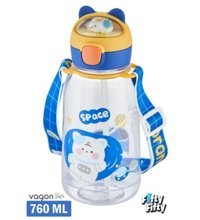 Vagonlife Boyun Askılı Şeffaf Okul Çocuk Matara 760 ml
