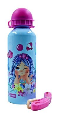 Mikro Pipetli Mavi Okul Çocuk Matara 500 ml