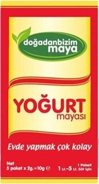 Doğadan Bizim Gıda Kuru Yoğurt Maya 5x2 gr