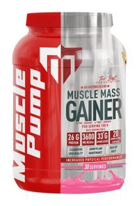 Muscle Pump Mass Çilek Aromalı 30 Servis Kilo Aldırıcı Gainer 3000 gr Toz