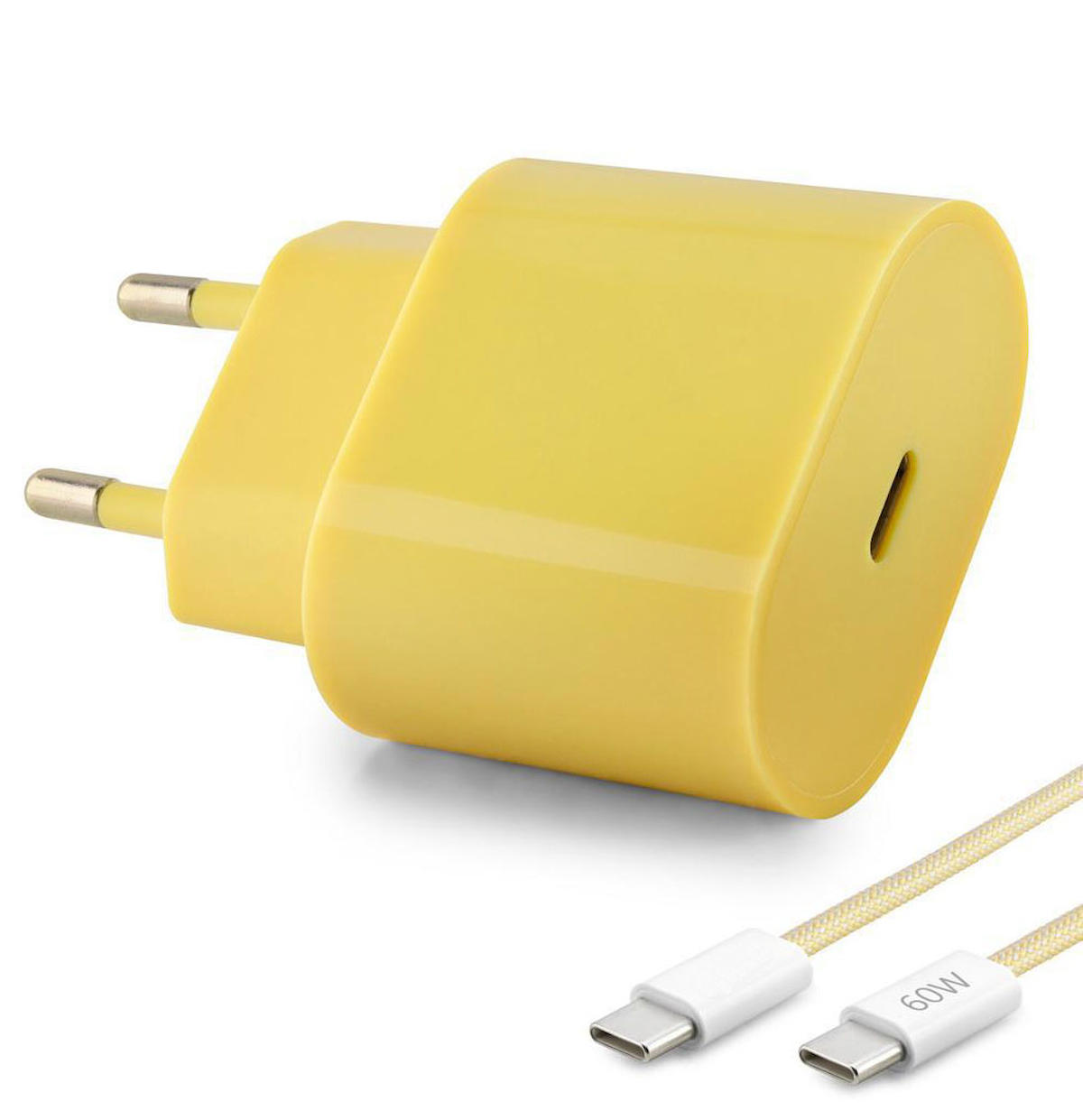 Huawei Type C Kablolu 35 W Şarj Aleti Sarı
