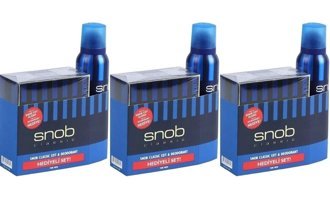 Snob Classic 4 Parça Erkek Parfüm Seti EDT