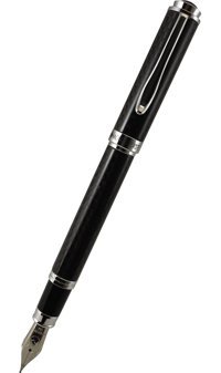 Monteverde 20th Anniversary Innova Chrome Kartuşlu-Pistonlu Metal Doldurulabilir M Siyah Dolma Kalem