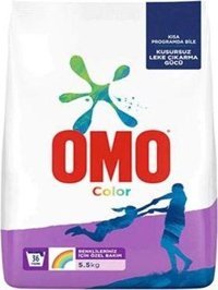 Omo Matik Renkliler İçin 72 Yıkamalı Toz Deterjan 2x5.5 kg