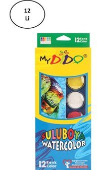Mydido 12'li Tablet Sulu Boya