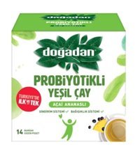 Doğadan Probiyotikli Yeşil Bitki Çayı 23.8 gr 24x14 Adet