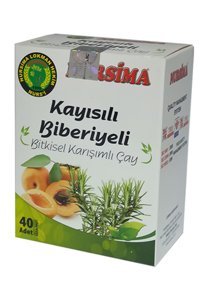 Nursima Kayısılı-Biberiyeli Karışık Bitki Çayı 40 Adet
