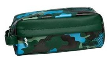 Smiggle Çok Renkli Düz Bez Bölmeli Tek Gözlü Dikdörtgen Cüzdan Kalemlik