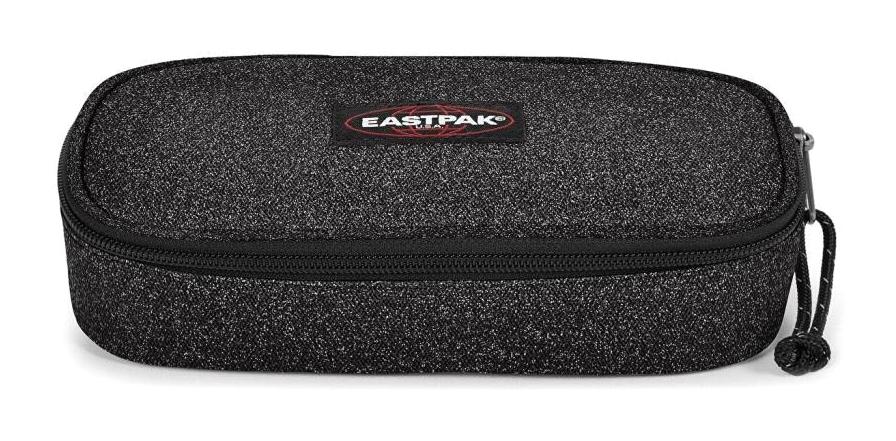 Eastpak Single Spark EK717N98 Gri Düz Bez Bölmeli Tek Gözlü Oval Cüzdan Kalemlik