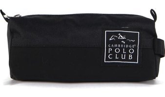 Cambridge Polo Club Creative Siyah Düz Bez Tek Gözlü Dikdörtgen Cüzdan Kalemlik