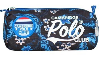 Cambridge Polo Club Island Roamer Mavi-Siyah Desenli Bez Tek Gözlü Silindir Cüzdan Kalemlik