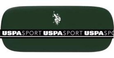 U.S. Polo Assn. PLKLK22187 Yeşil Baskılı Bez Bölmeli Tek Gözlü Oval Cüzdan Kalemlik