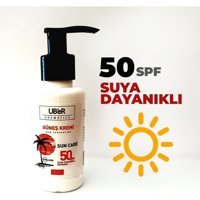 Uber Care 50 Faktör Tüm Ciltler İçin Leke Karşıtı Nemlendirici Yağsız Suya Dayanıklı Yüz ve Vücut Güneş Kremi 100 ml