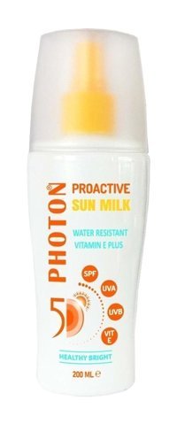 Photon 50 Faktör Tüm Ciltler İçin Nemlendirici Suya Dayanıklı Yüz Güneş Sütü 200 ml