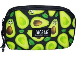 Jacbag Jac-11 Çimen Yeşili Bölmeli Çift Gözlü Cüzdan Kalemlik