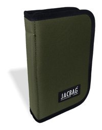 Jacbag Cover Haki Düz Katlanabilir Cüzdan Kalemlik