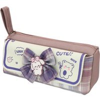 Heamor Kawaii Mor Tek Gözlü Cüzdan Kalemlik