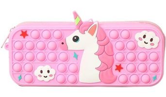 Luckystars Pembe Popit Tek Gözlü Cüzdan Kalemlik