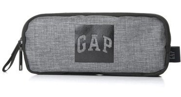 Gap Gri-Siyah Bölmeli Çift Gözlü Cüzdan Kalemlik