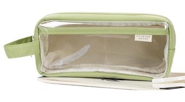Boutiques Pembe Şeffaf Tek Gözlü Cüzdan Kalemlik