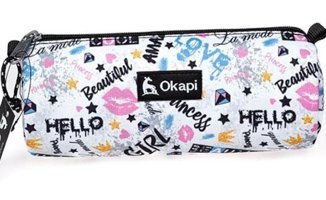 Okapi Okp-104 Princess Love Çok Renkli Tek Gözlü Cüzdan Kalemlik
