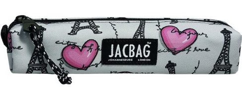 Jacbag Jac-15 Paris Gri-Pembe Tek Gözlü Cüzdan Kalemlik
