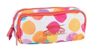 Slazenger Beyaz-Pembe Bölmeli Çift Gözlü Cüzdan Kalemlik