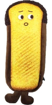 Heamor Sevimli Tost Mor Peluş Tek Gözlü Cüzdan Kalemlik