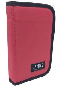 Jacbag Kırmızı Katlanabilir Tek Gözlü Cüzdan Kalemlik