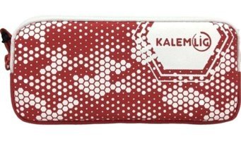 Kalemlig Klass19 Beyaz Bölmeli Çift Gözlü Cüzdan Kalemlik