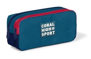 Coral High 22152 Lacivert Bölmeli Çift Gözlü Cüzdan Kalemlik