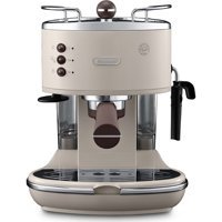 Delonghi ECOV311.BG Icona 1100 W Paslanmaz Çelik Tezgah Üstü Kapsülsüz Espresso Makinesi Bej + Paket Kahve