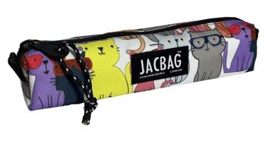 Jacbag Jac-15 Sarı-Pembe Tek Gözlü Cüzdan Kalemlik