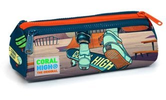 Coral High Çok Renkli Bölmeli 3 Gözlü Cüzdan Kalemlik