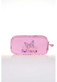 Kaukko L8067 Pembe Bölmeli Çift Gözlü Cüzdan Kalemlik