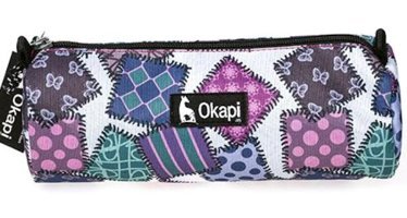Okapi Okp-104 Çok Renkli Tek Gözlü Cüzdan Kalemlik