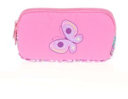 Kaukko L8106 Pembe Bölmeli Çift Gözlü Cüzdan Kalemlik