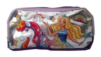 Hakan Çanta Barbie Gri Bölmeli Çift Gözlü Cüzdan Kalemlik
