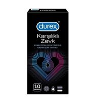 Durex Karşılıklı Zevk Geciktiricili Tırtıklı Prezervatif 10'lu