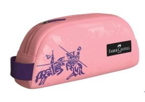 Faber Castell King 1 Pembe Tek Gözlü Cüzdan Kalemlik