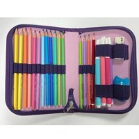 Faber Castell Çok Renkli Katlanabilir Tek Gözlü Cüzdan Kalemlik