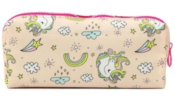 Kaff Unicorn Pembe Tek Gözlü Cüzdan Kalemlik