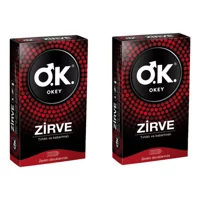 Okey Zirve Tırtıklı Prezervatif 2x20'li