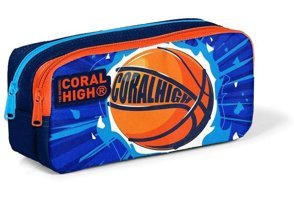 Coral High 12066 Lacivert Bölmeli Çift Gözlü Cüzdan Kalemlik