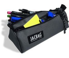 Jacbag Jac-02 Gri Bölmeli Çift Gözlü Cüzdan Kalemlik