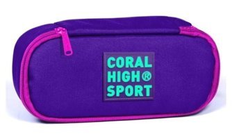 Coral High Ygn22367 Mor Tek Gözlü Cüzdan Kalemlik