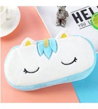 Unicorn Unicorn Mavi Peluş Tek Gözlü Cüzdan Kalemlik
