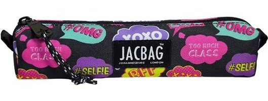 Jacbag Jac-15 Pembe-Turkuaz Tek Gözlü Cüzdan Kalemlik